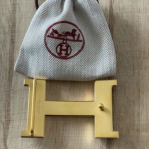 Hermes 38mm Gold Brushed Matte H Buckle